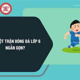 tả một trận bóng đá ngắn gọn