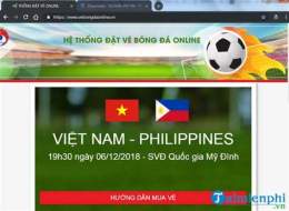 tính năng nổi bật app mua vé bóng đá online