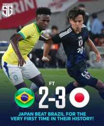 tính năng nổi bật bóng đá brazil gặp nhật bản