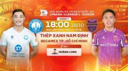 tính năng nổi bật câu lạc bộ bóng đá nam định gặp becamex tphcm