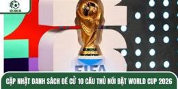 tính năng nổi bật danh sách bóng đá world cup 2026