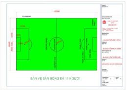 tính năng nổi bật kích thước tiêu chuẩn sân bóng đá