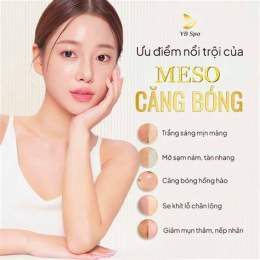 tính năng nổi bật meso trắng da căng bóng