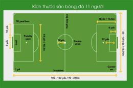 tính năng nổi bật tiêu chuẩn sân bóng đá 11 người
