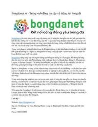 tính năng nổi bật tỷ lệ bong da net