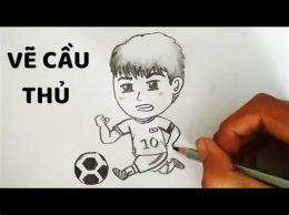 tính năng nổi bật vẽ cầu thủ đá bóng