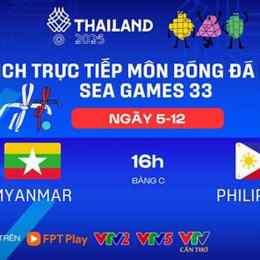 trực tiếp bóng đá philippines và myanmar