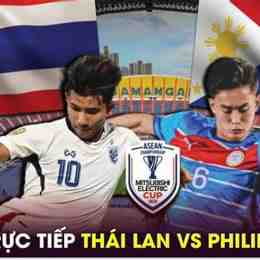 trực tiếp bóng đá thái lan philippines