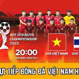 trực tiếp bóng đá u19 thái lan