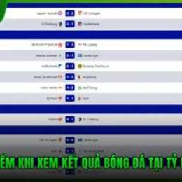 tỷ lệ kết quả bóng đá