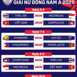 xem lịch bóng đá đông nam á