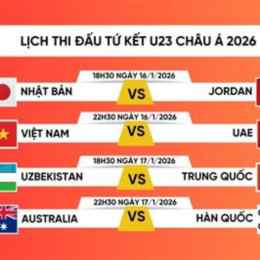 xem lịch thi đấu bóng đá u23 châu á